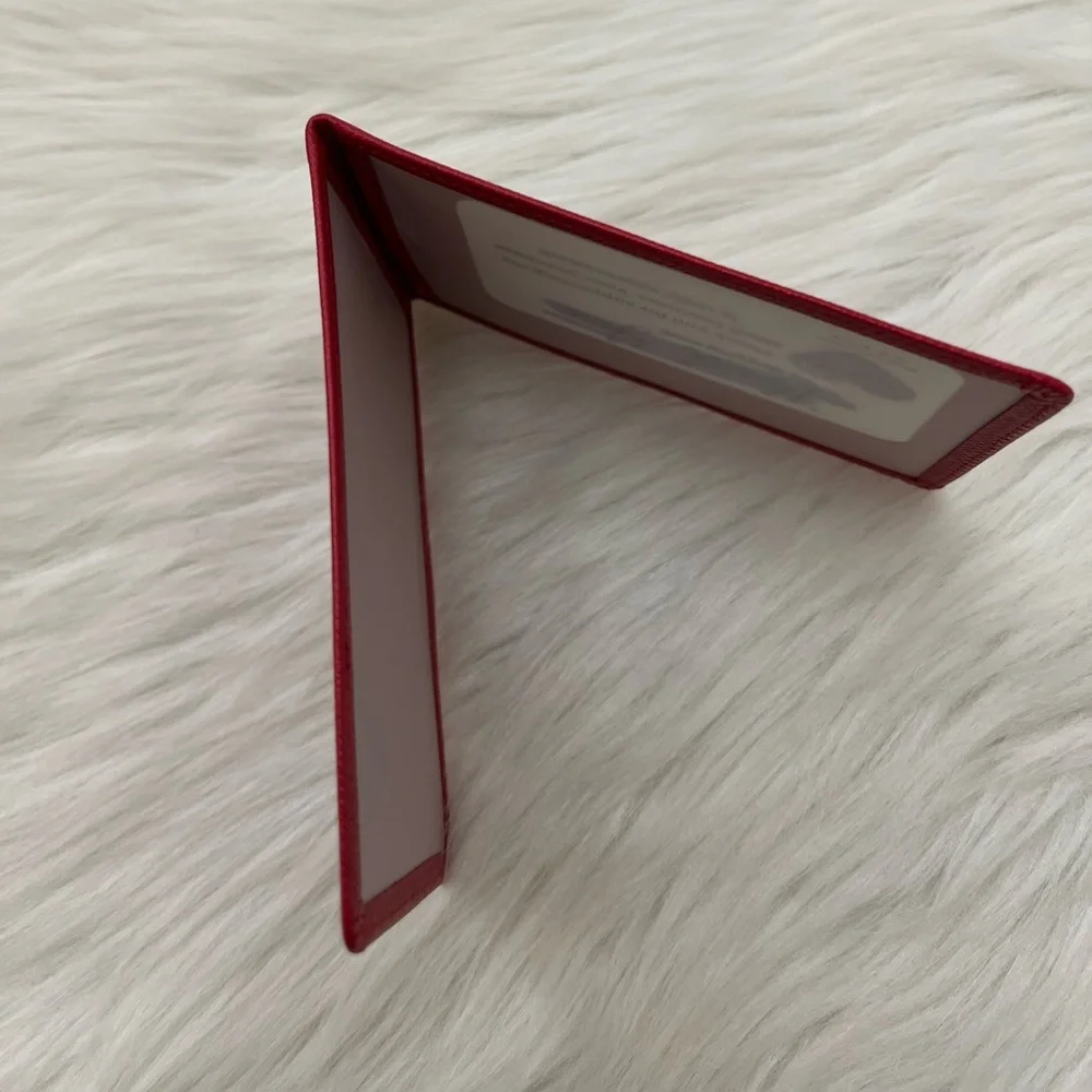 LOUIS VUITTON - RED SAFFIANO LEATHER BUSINESS CARDHOLDER WALLET